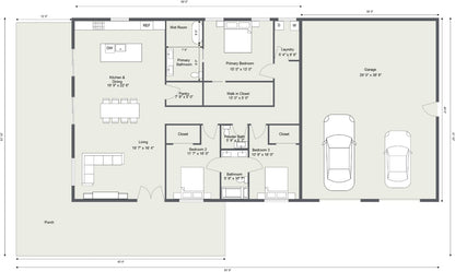 The Ridgeline Barndominium Kit