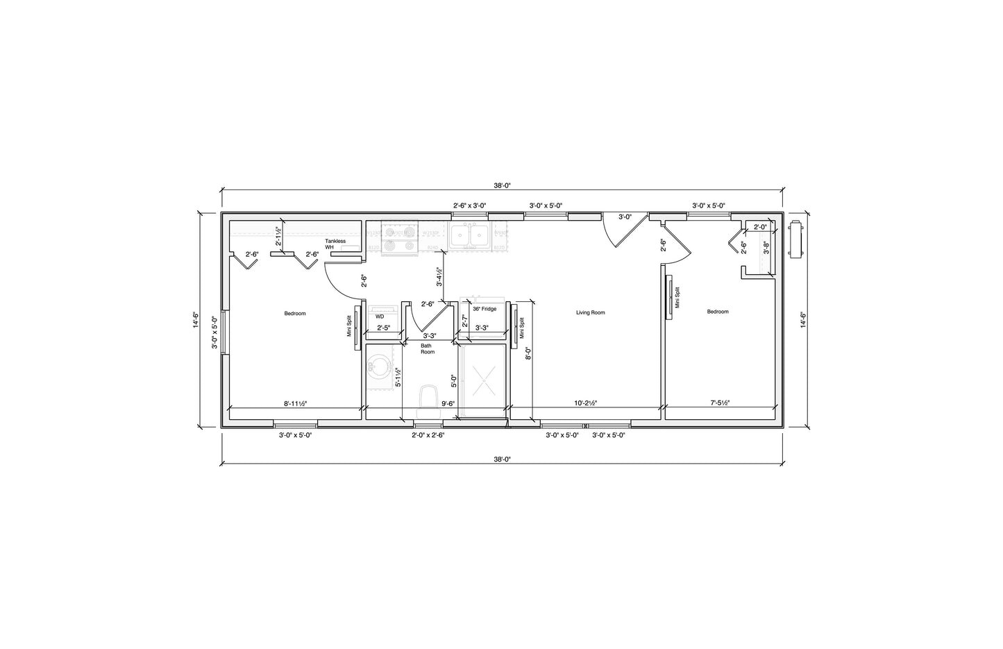 The Smoky Mountain Cabin Series (7 sizes & price points to choose from!)