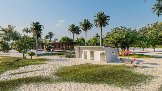 The Ocean Breeze Steel House Kit