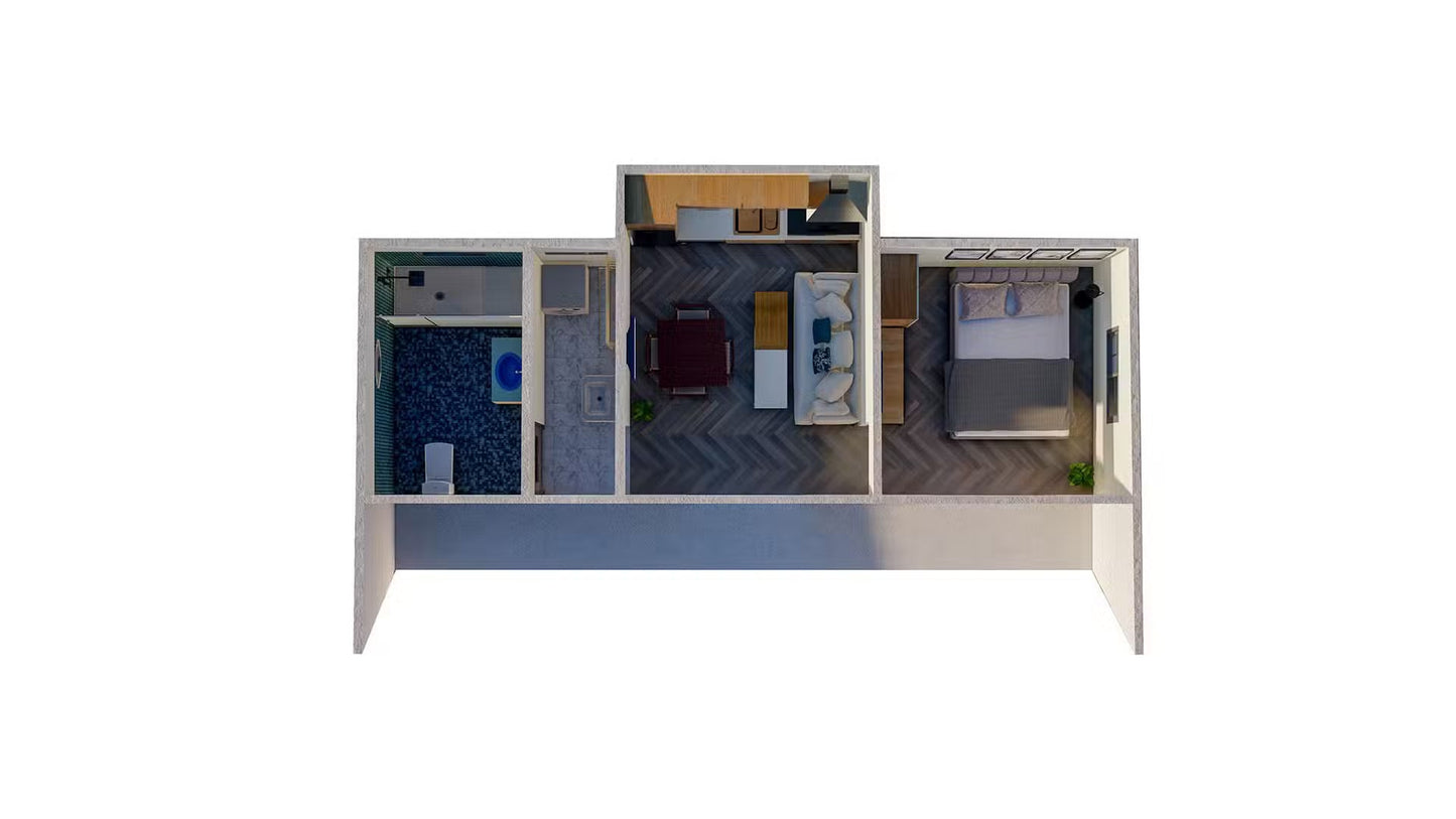 The Ocean Breeze Steel House Kit