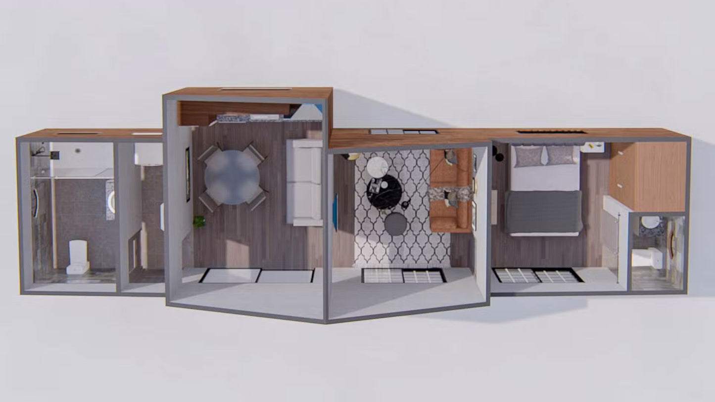 The Sandbar Steel House Kit