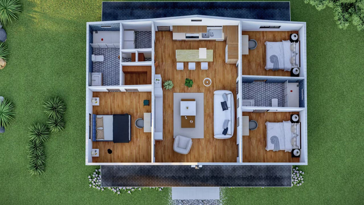 The Marina Steel House Kit