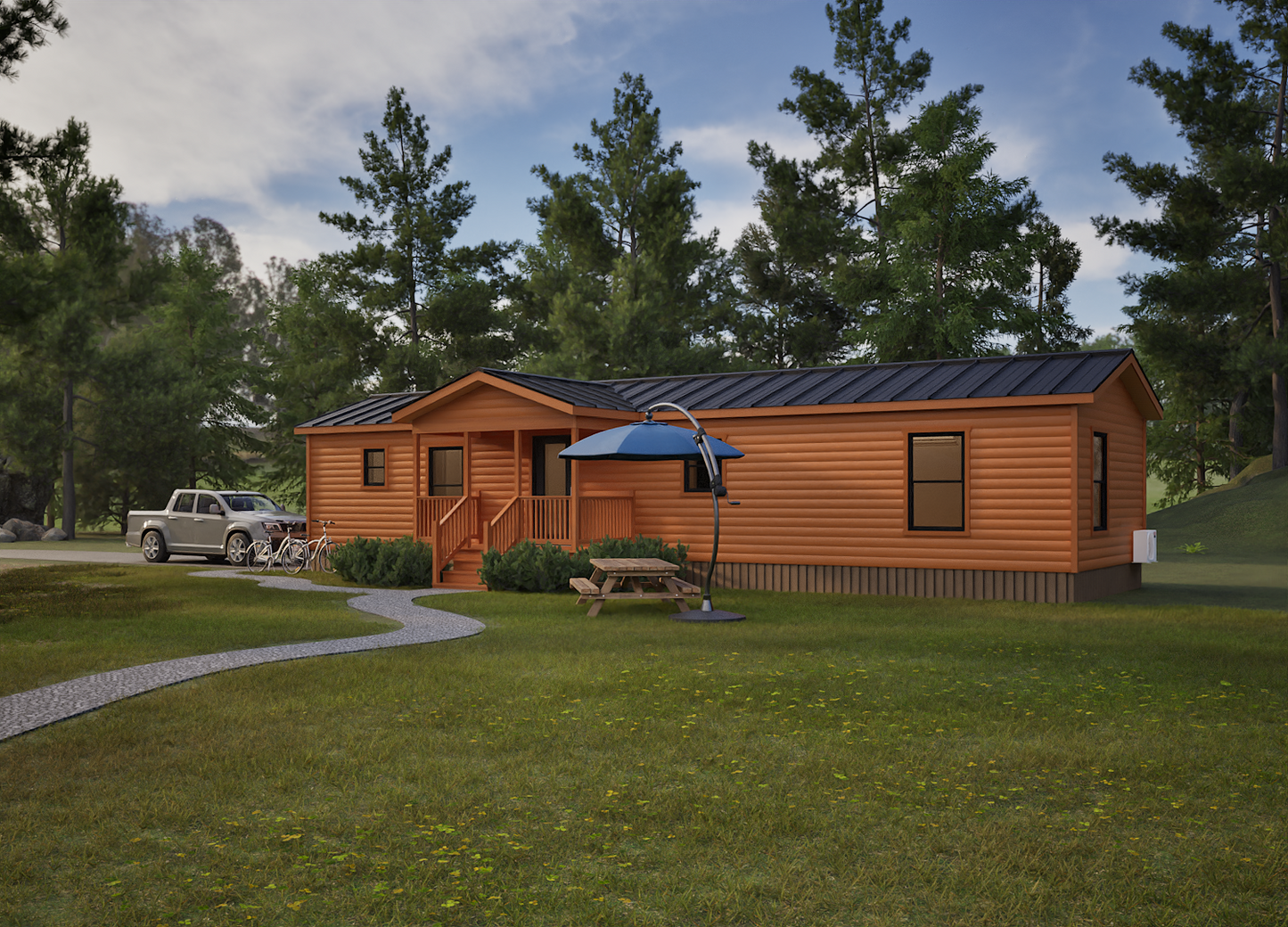 The Lake Michigan Cabin (2 bed 2 bath)