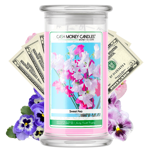 Sweet Pea Cash Money Candle