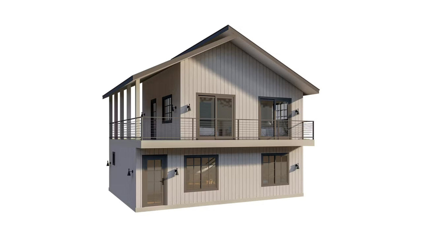 The Catalina Cove Steel House Kit