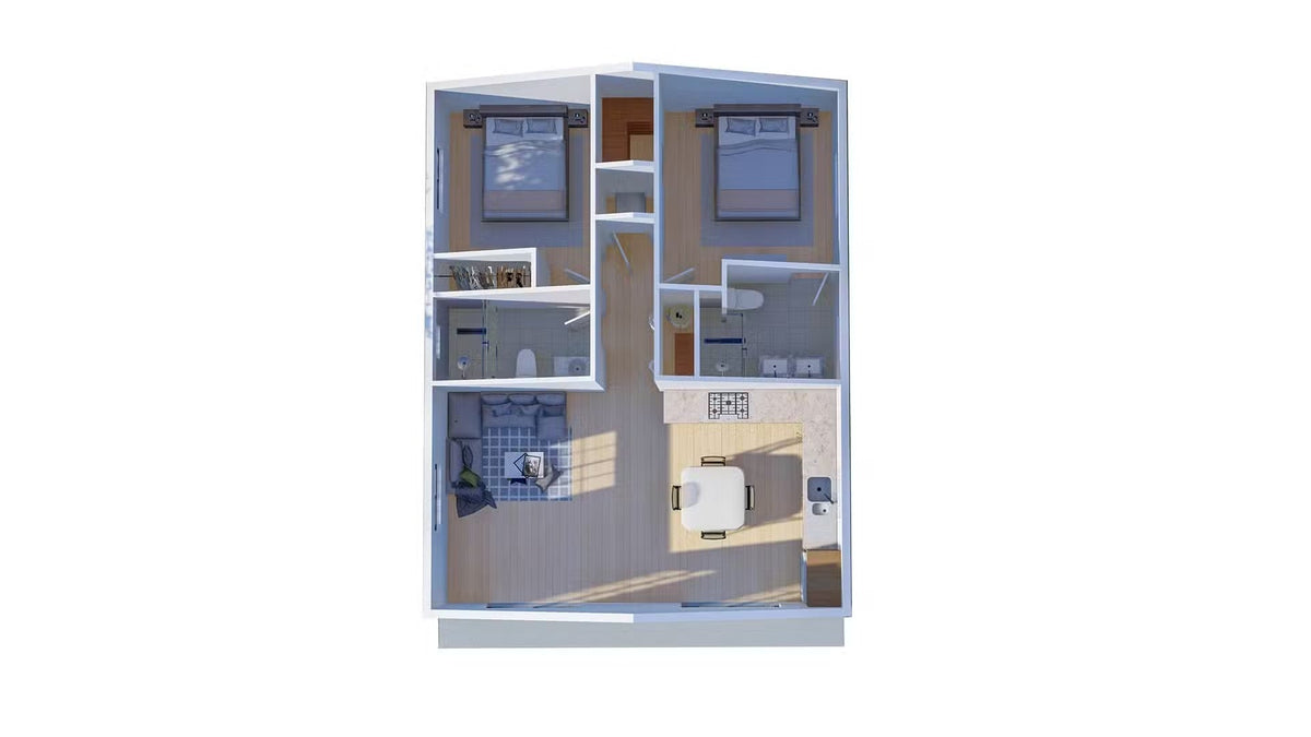 The Bermuda Steel House Kit