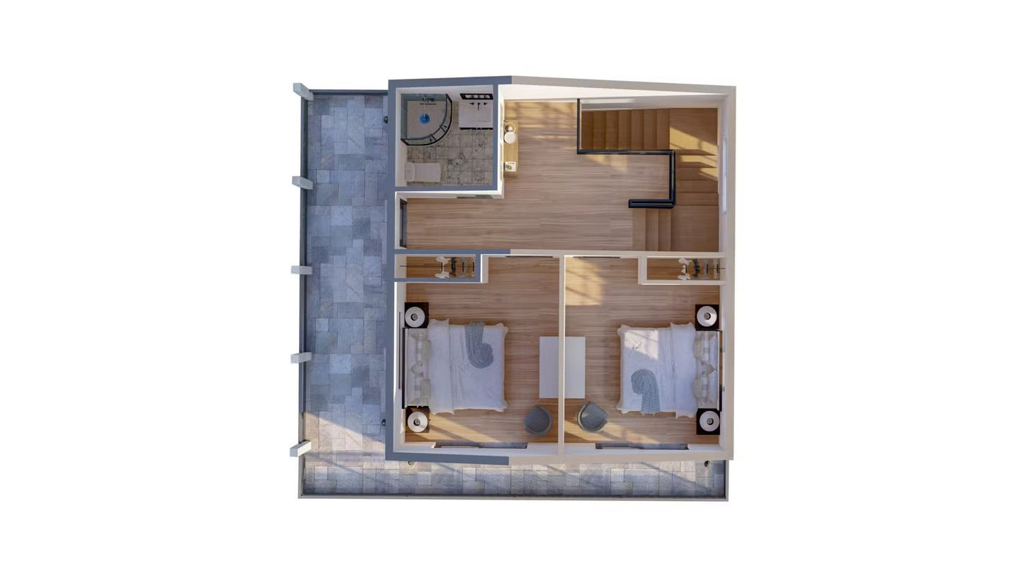 The Catalina Cove Steel House Kit
