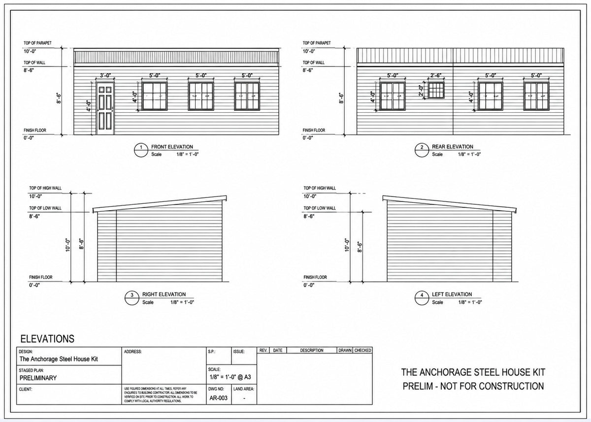 The Anchorage Steel House Kit