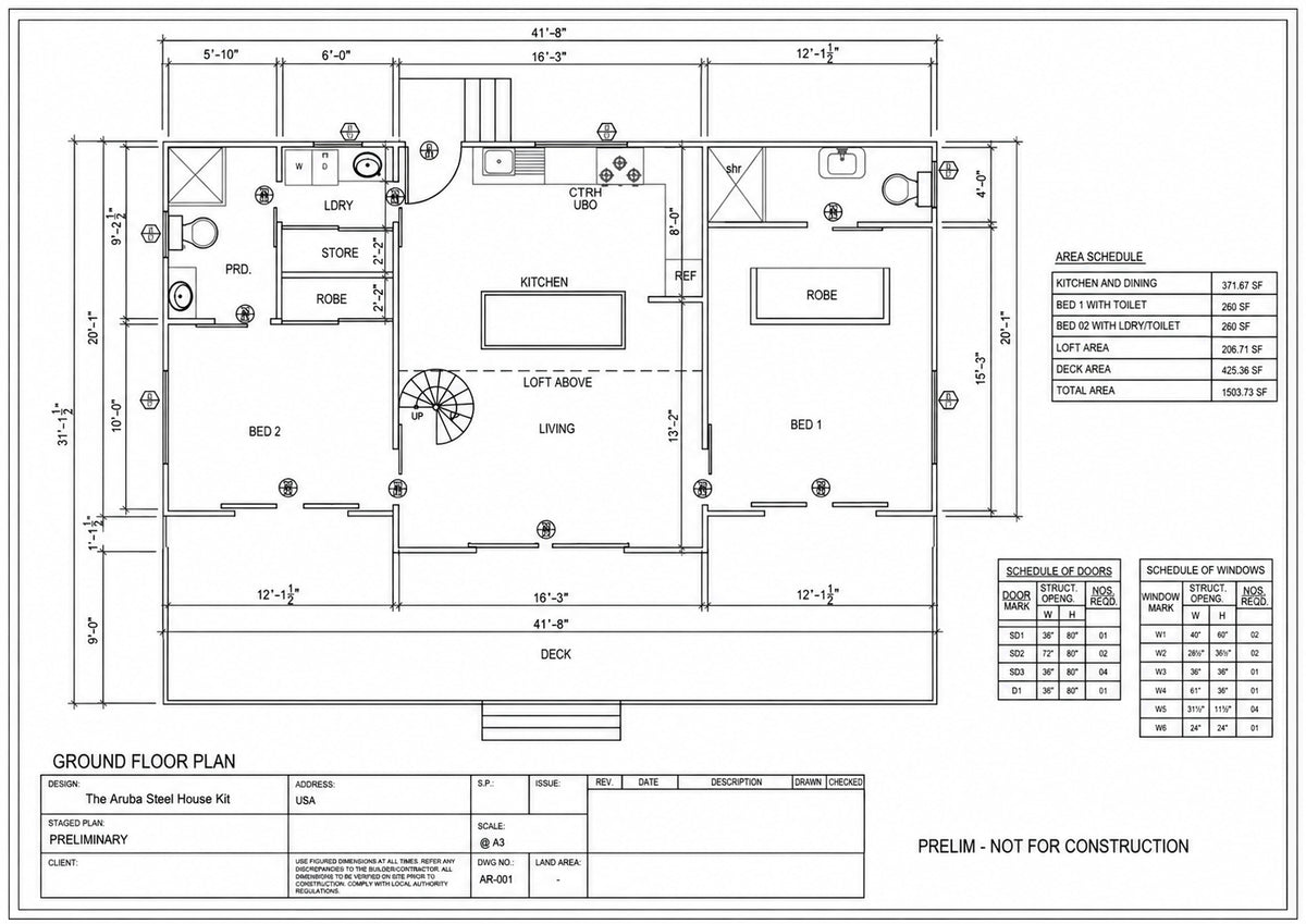 The Aruba Steel House Kit