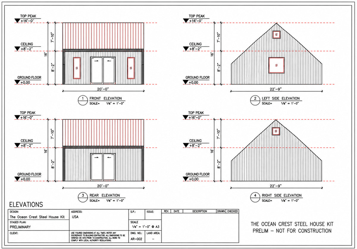 The Azure Estate Steel House Kit