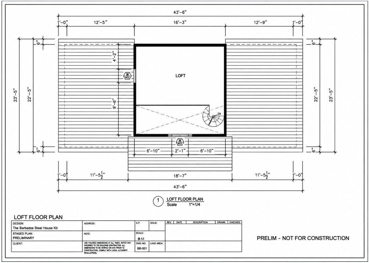 The Barbados Steel House Kit
