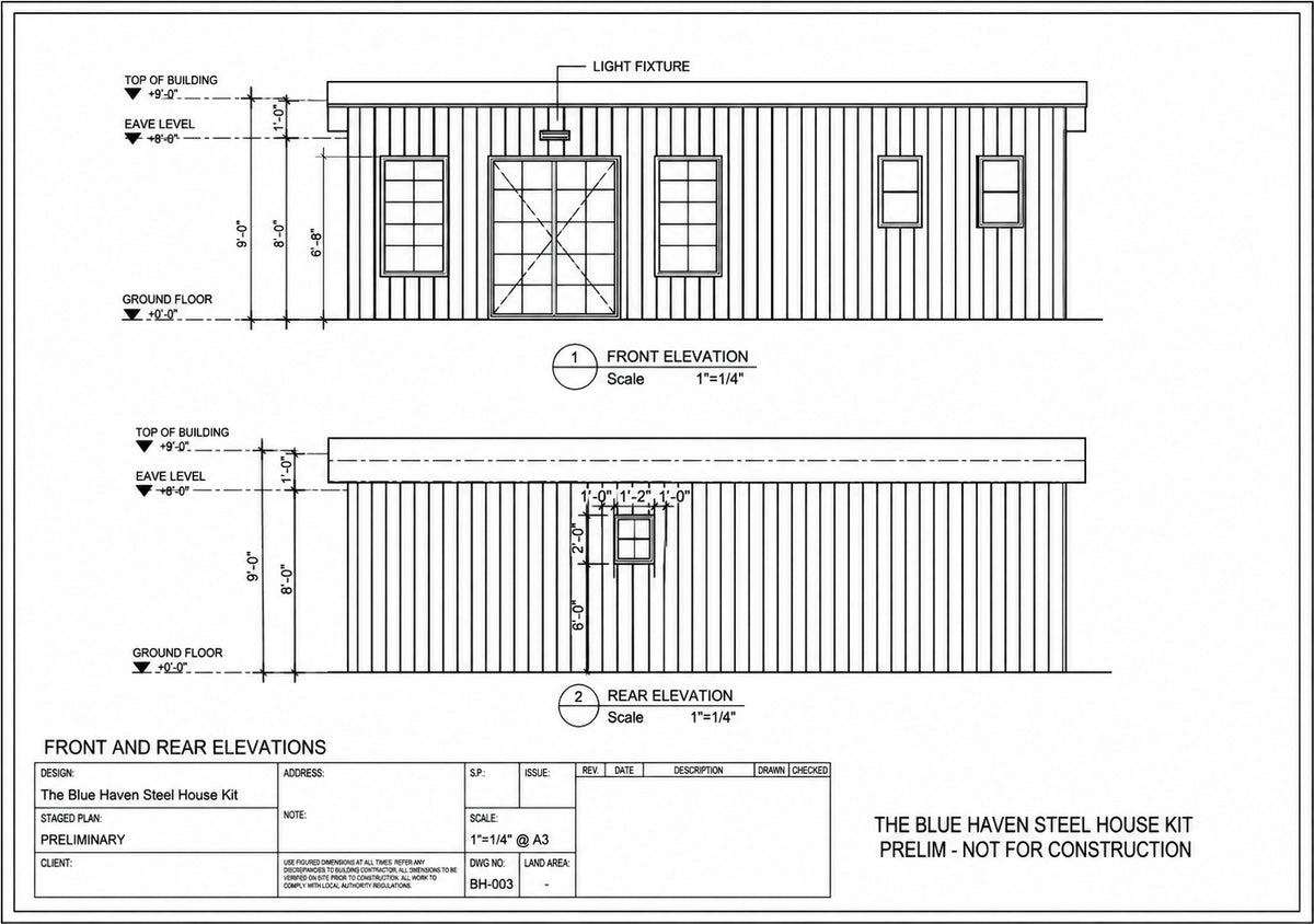 The Blue Haven Steel House Kit