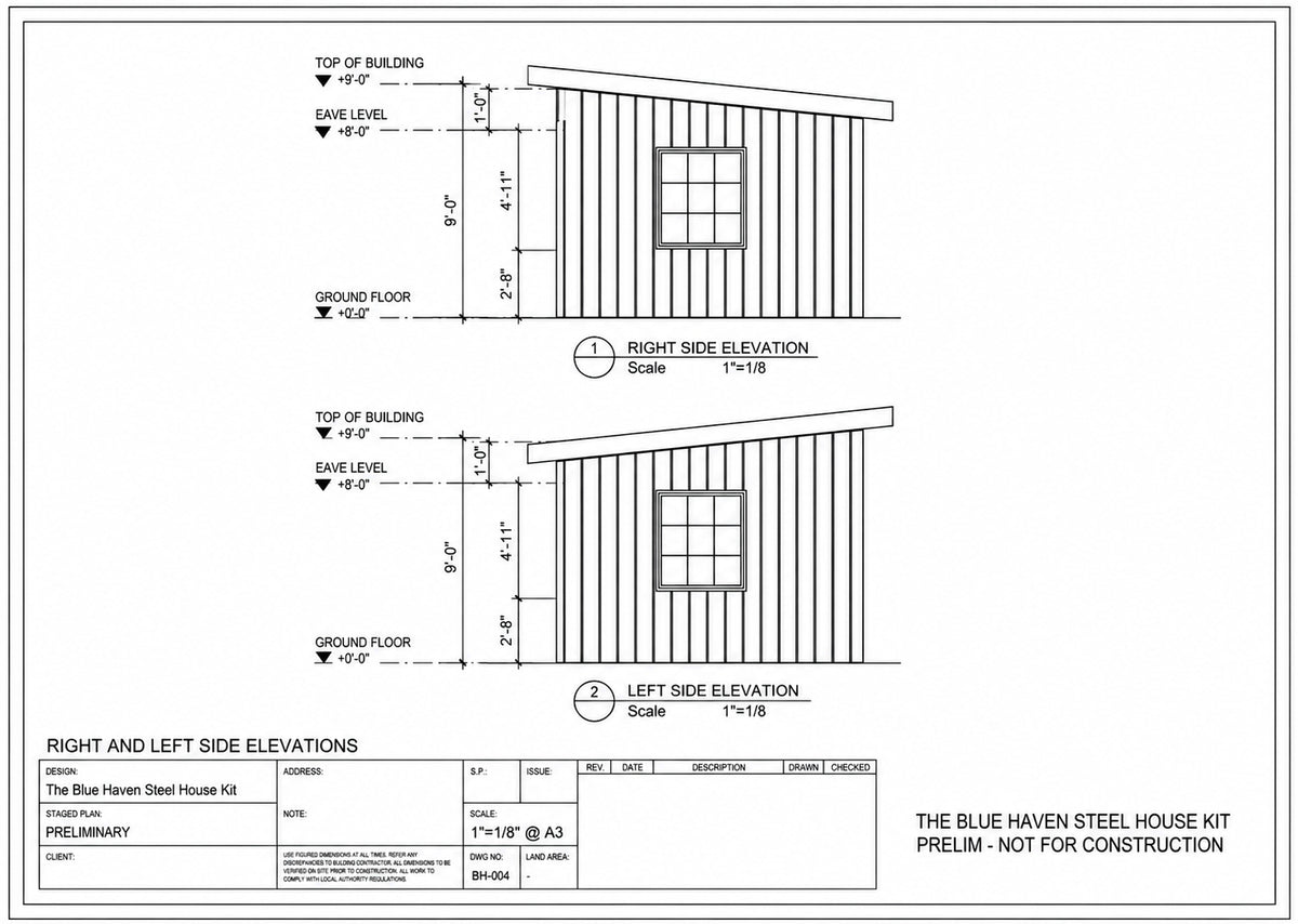 The Blue Haven Steel House Kit