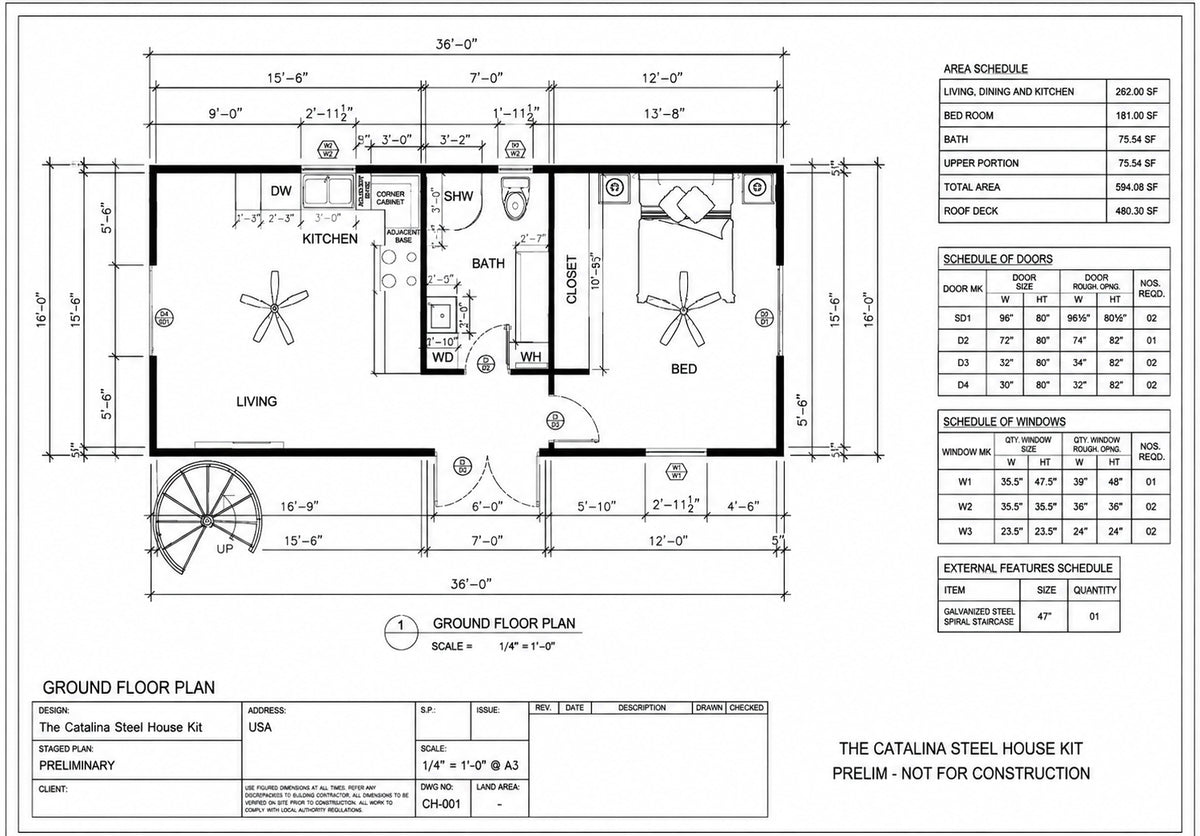 The Catalina Steel House Kit
