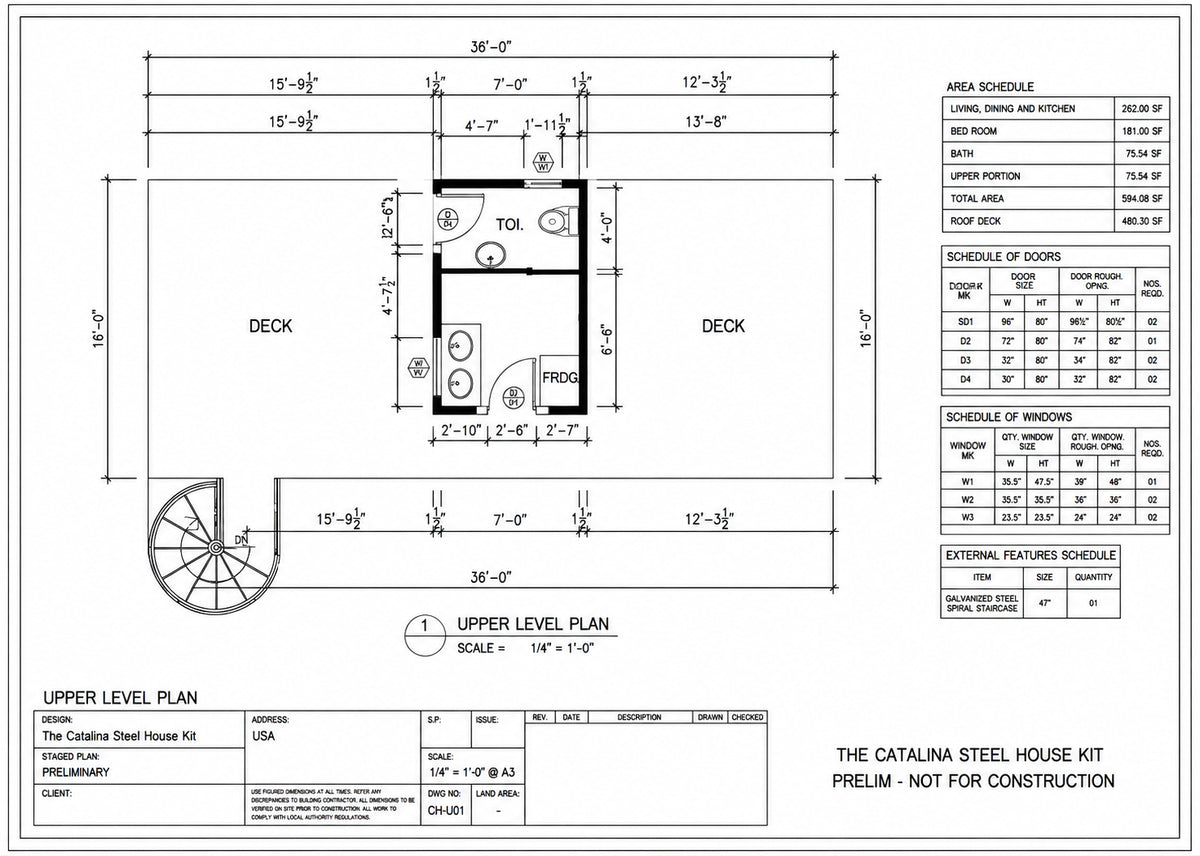 The Catalina Steel House Kit