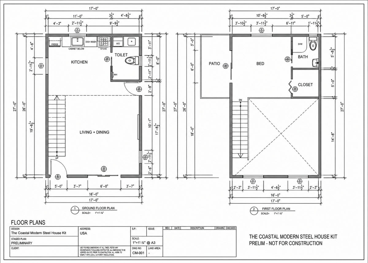 The Coastal Modern Steel House Kit