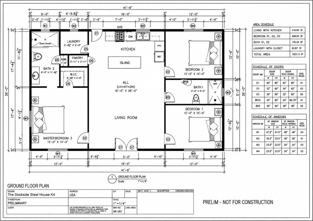 The Dockside Steel House Kit