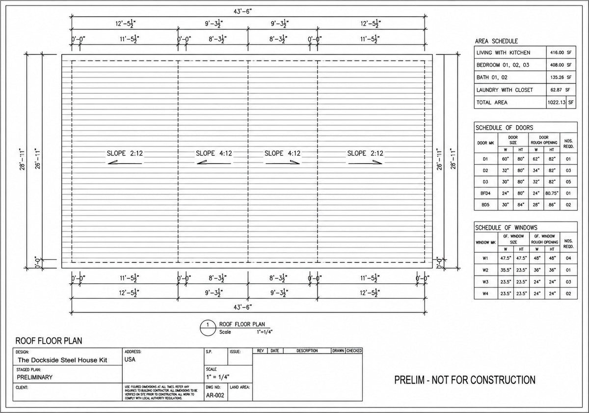 The Dockside Steel House Kit