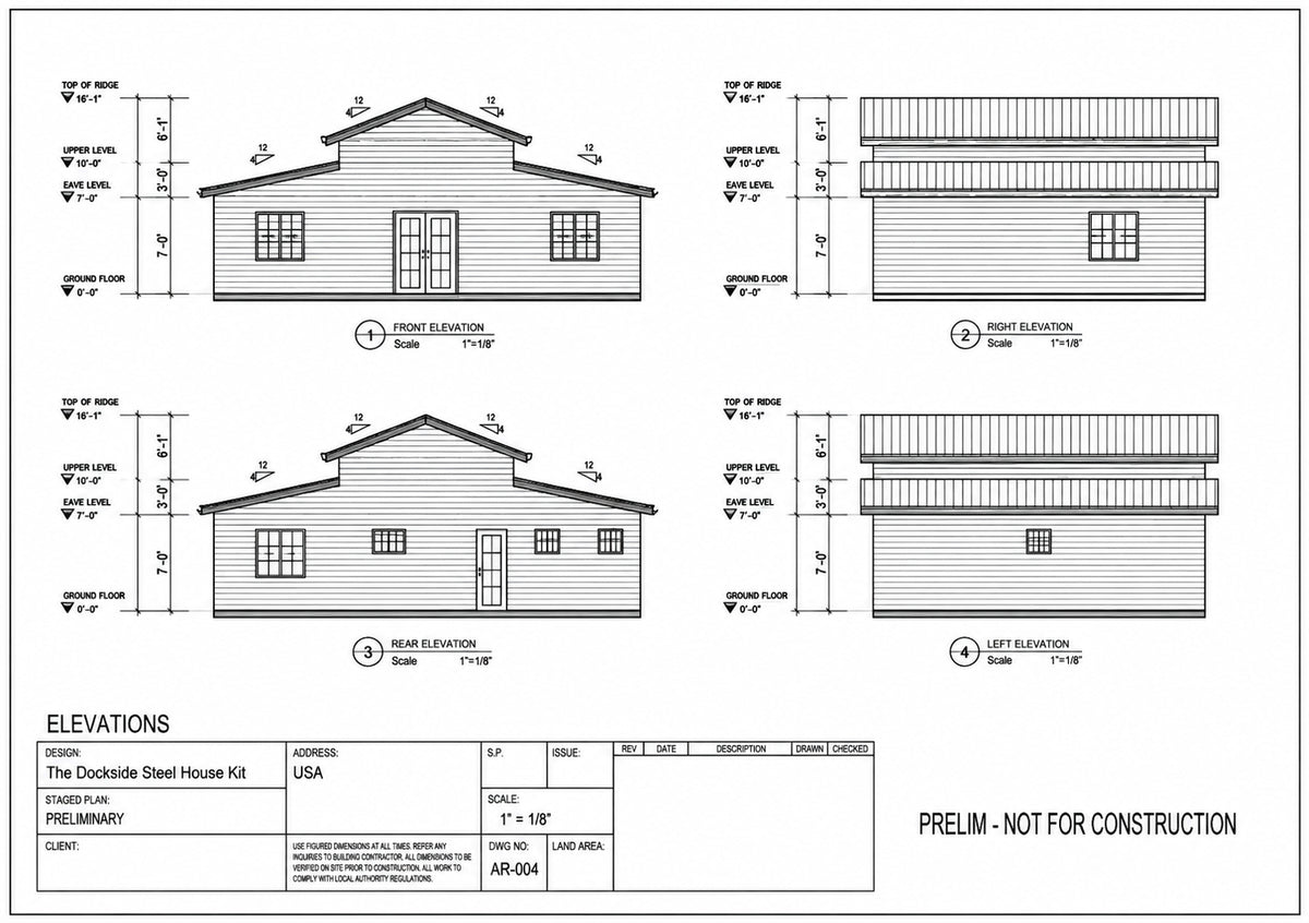 The Dockside Steel House Kit