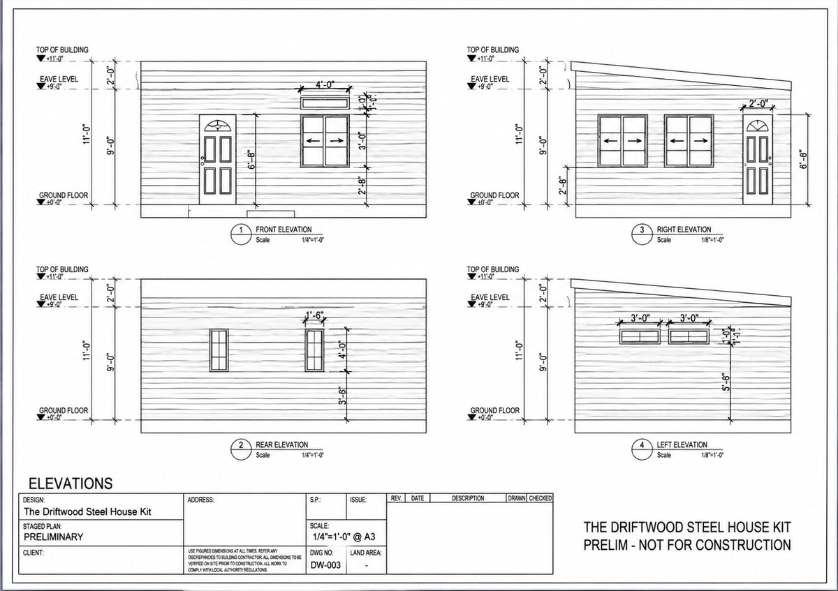 The Driftwood Steel House Kit