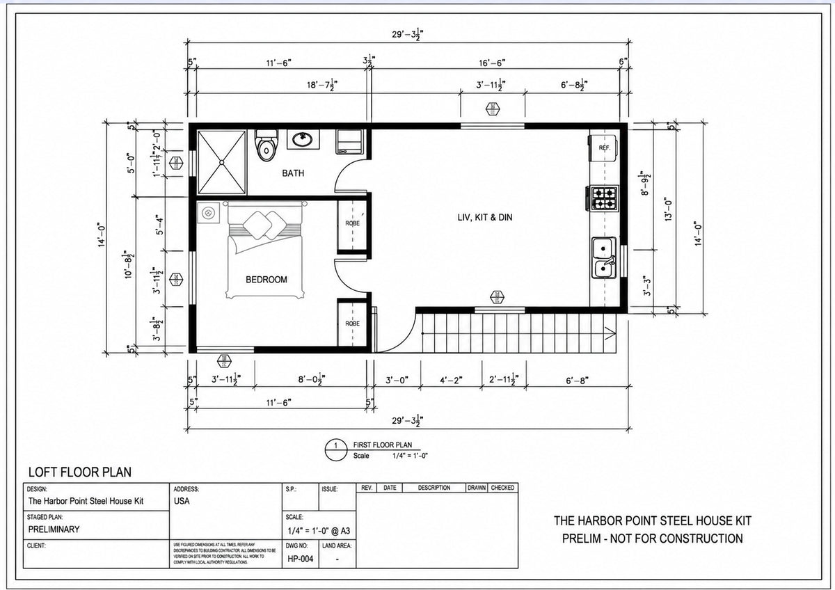 The Harbor Point Steel House Kit