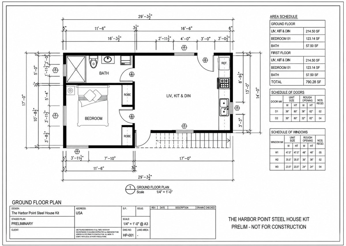 The Harbor Point Steel House Kit