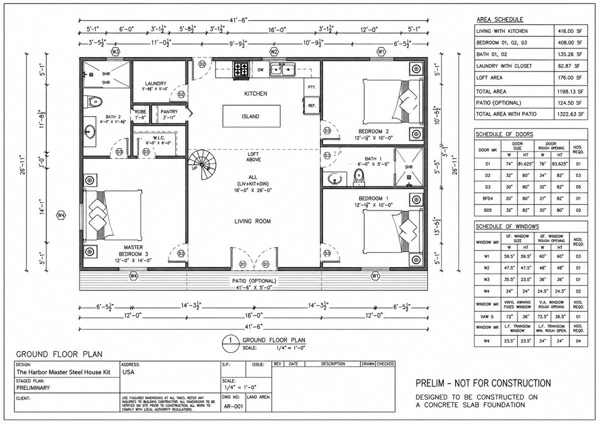 The Harborview Steel House Kit