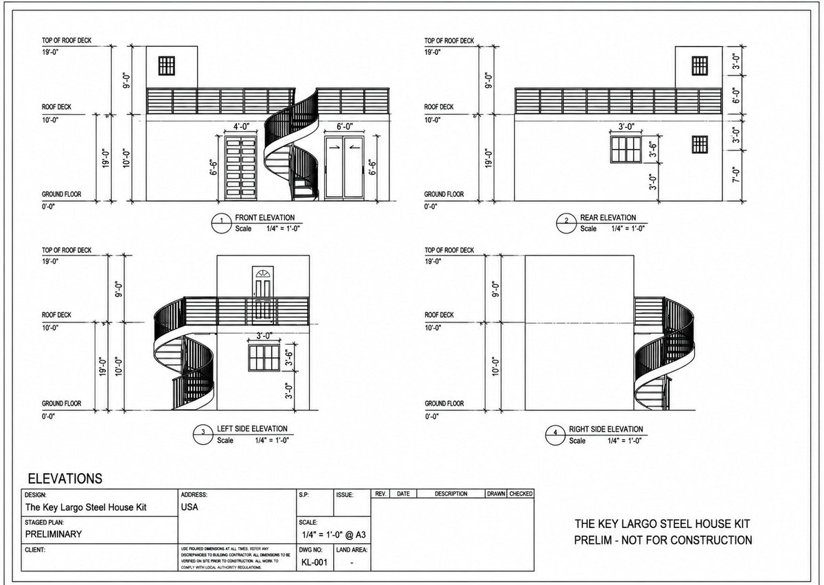 The Key Largo Steel House Kit