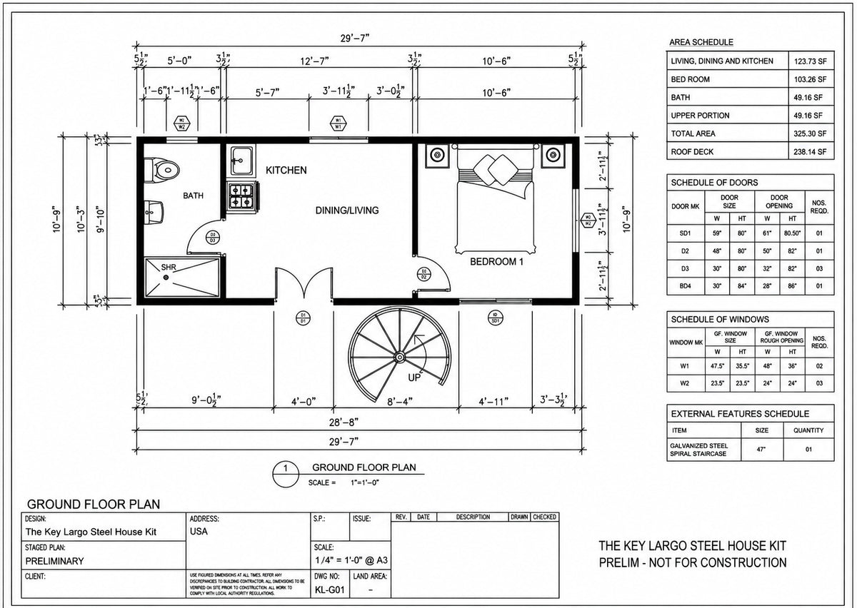 The Key Largo Steel House Kit