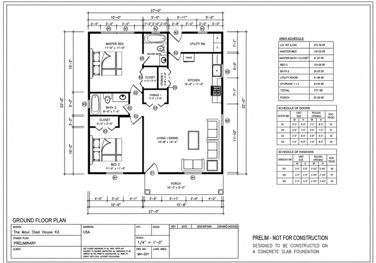 The Maui Steel House Kit