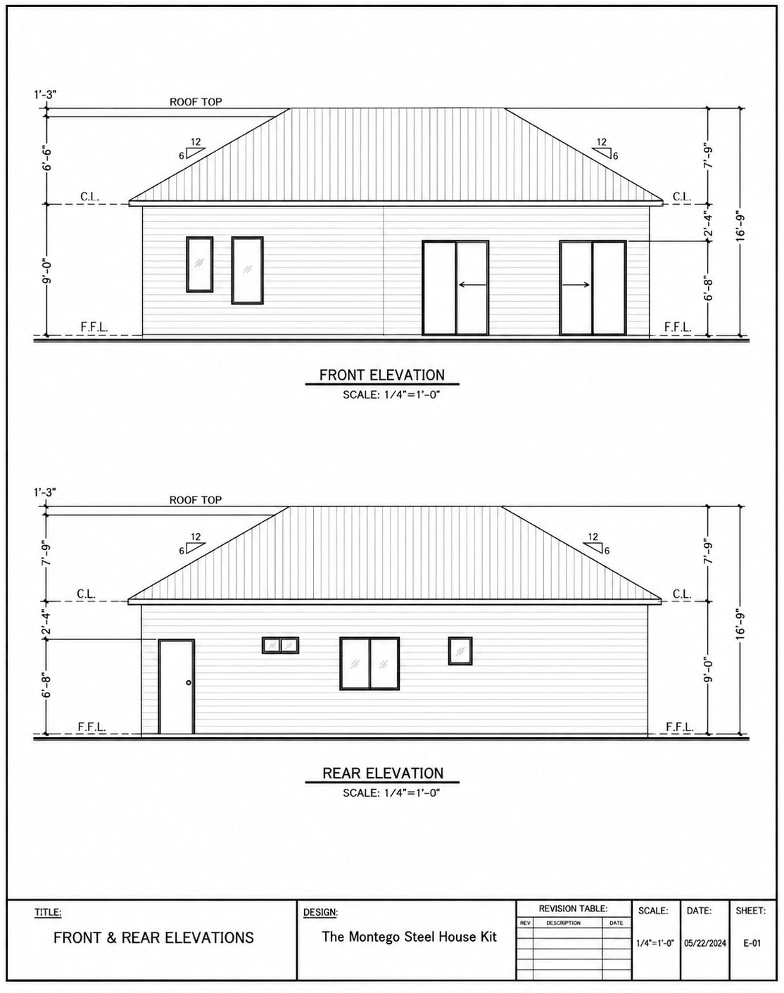 The Montego Steel House Kit