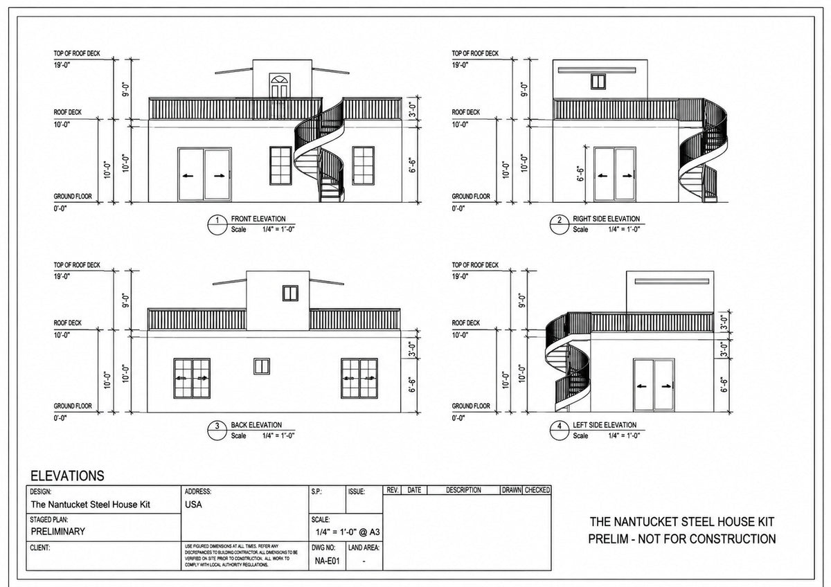 The Nantucket Steel House Kit
