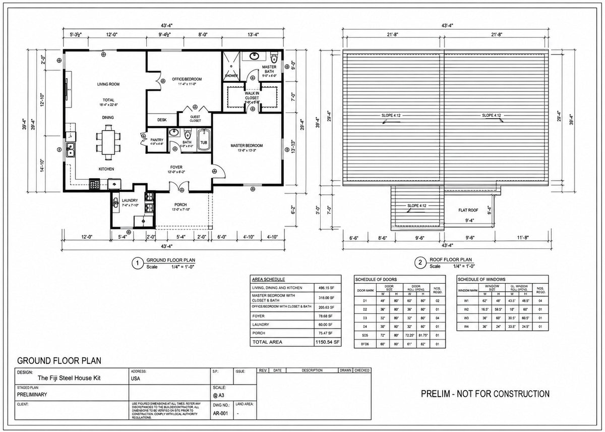 The Oceanview Steel House Kit