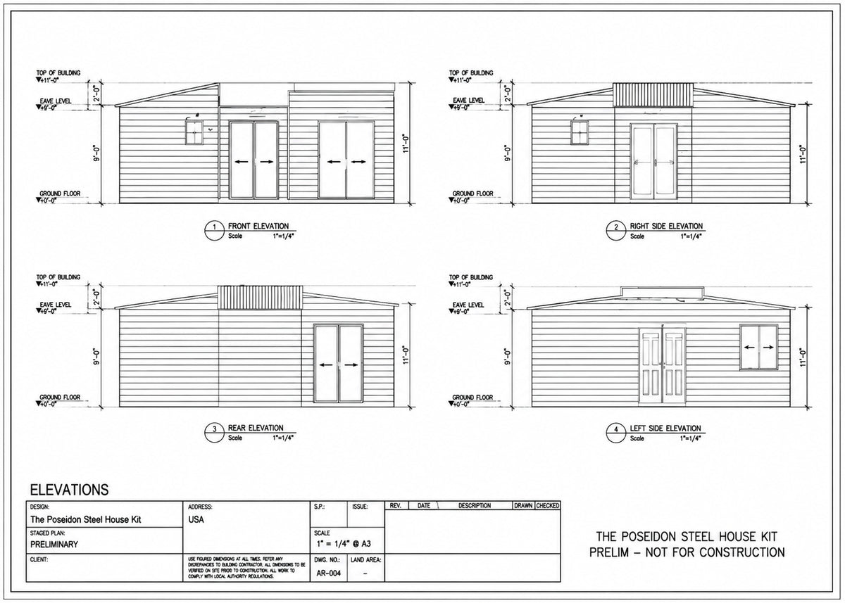 The Poseidon Steel House Kit
