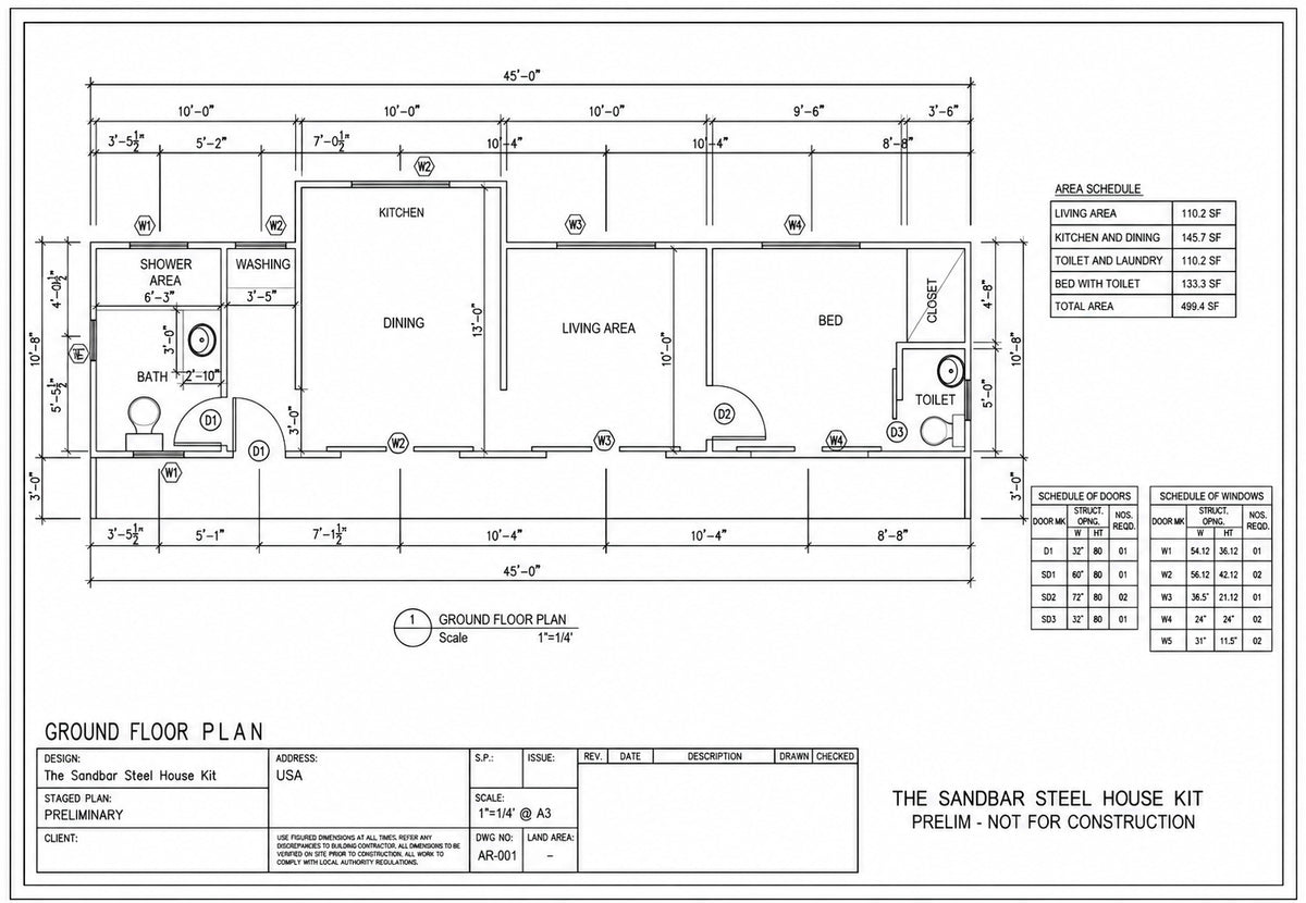 The Sandbar Steel House Kit