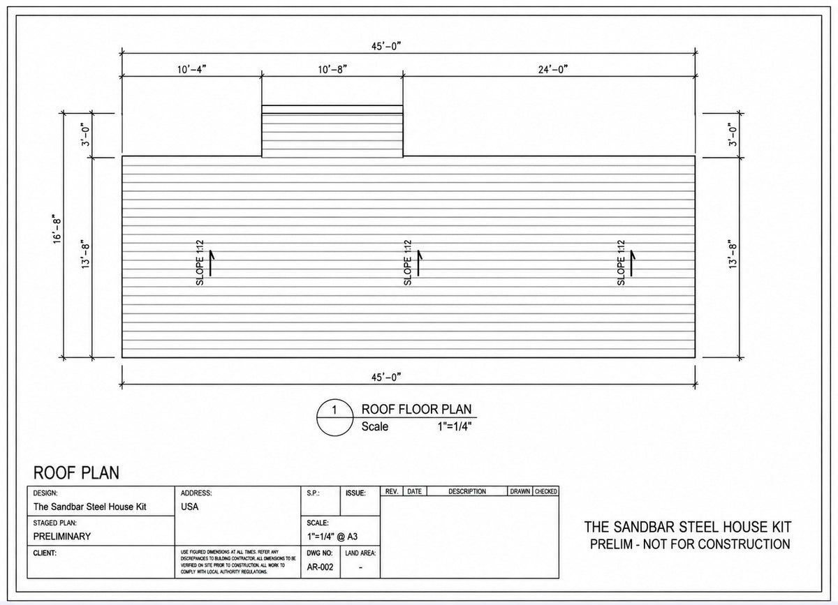 The Sandbar Steel House Kit
