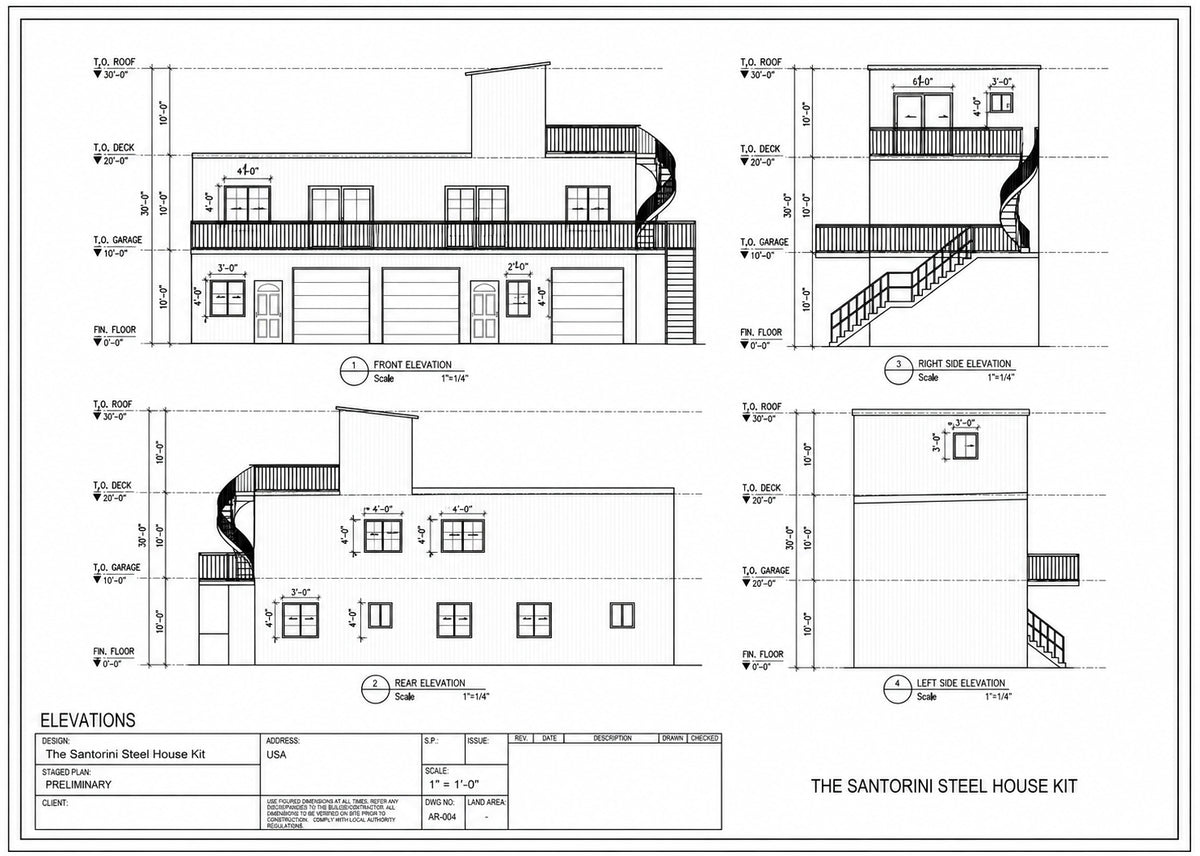 The Santorini Steel House Kit