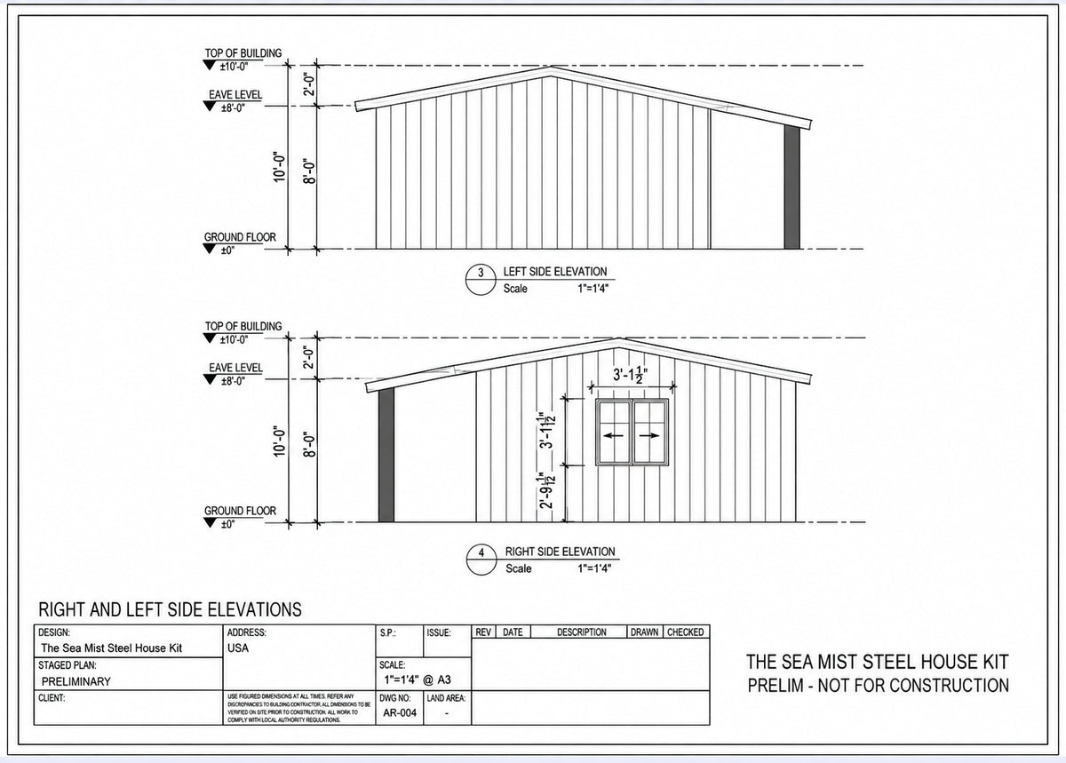 The Sea Mist Steel House Kit