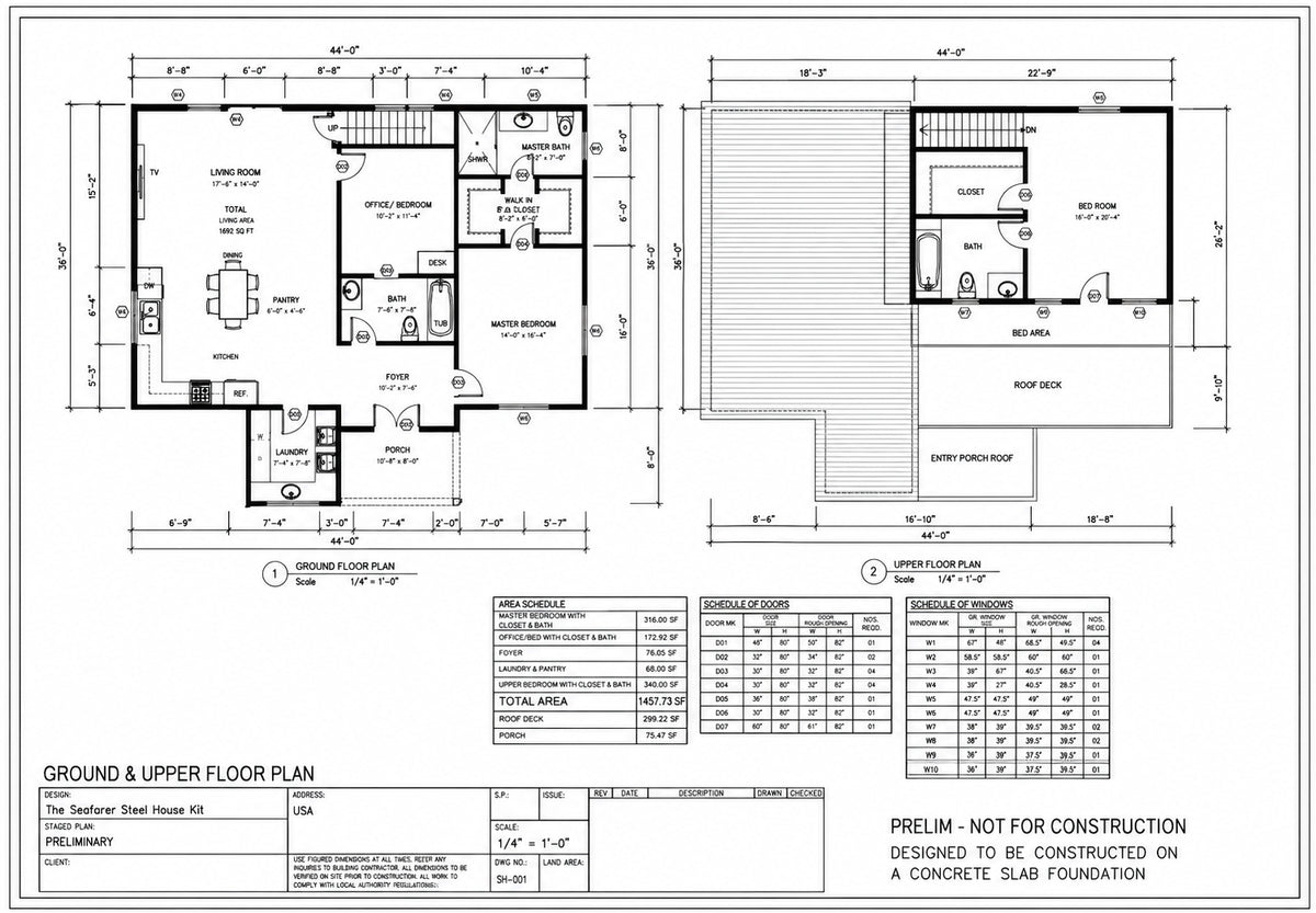The Seafarer Steel House Kit