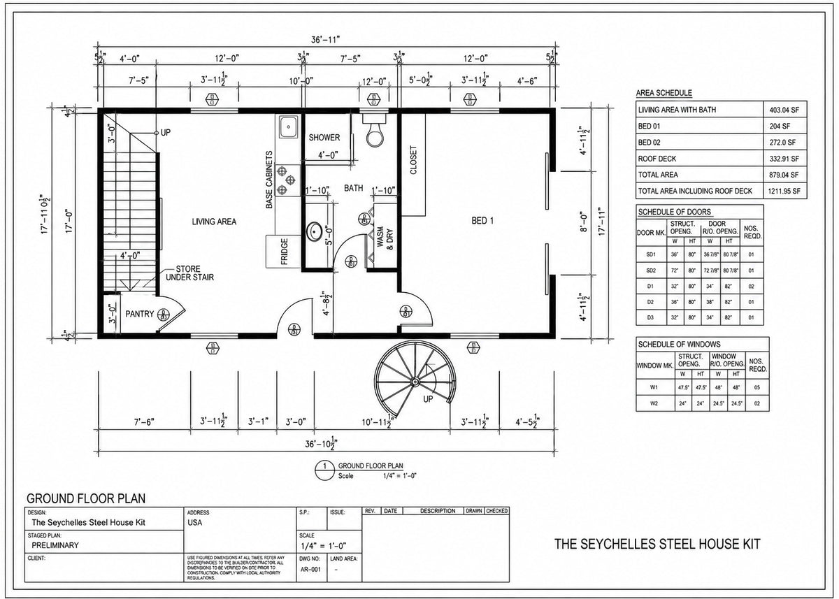 The Seychelles Steel House Kit