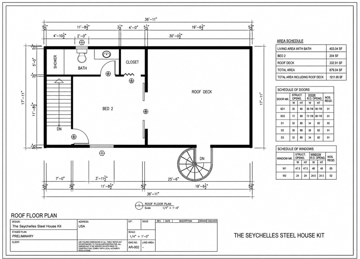 The Seychelles Steel House Kit