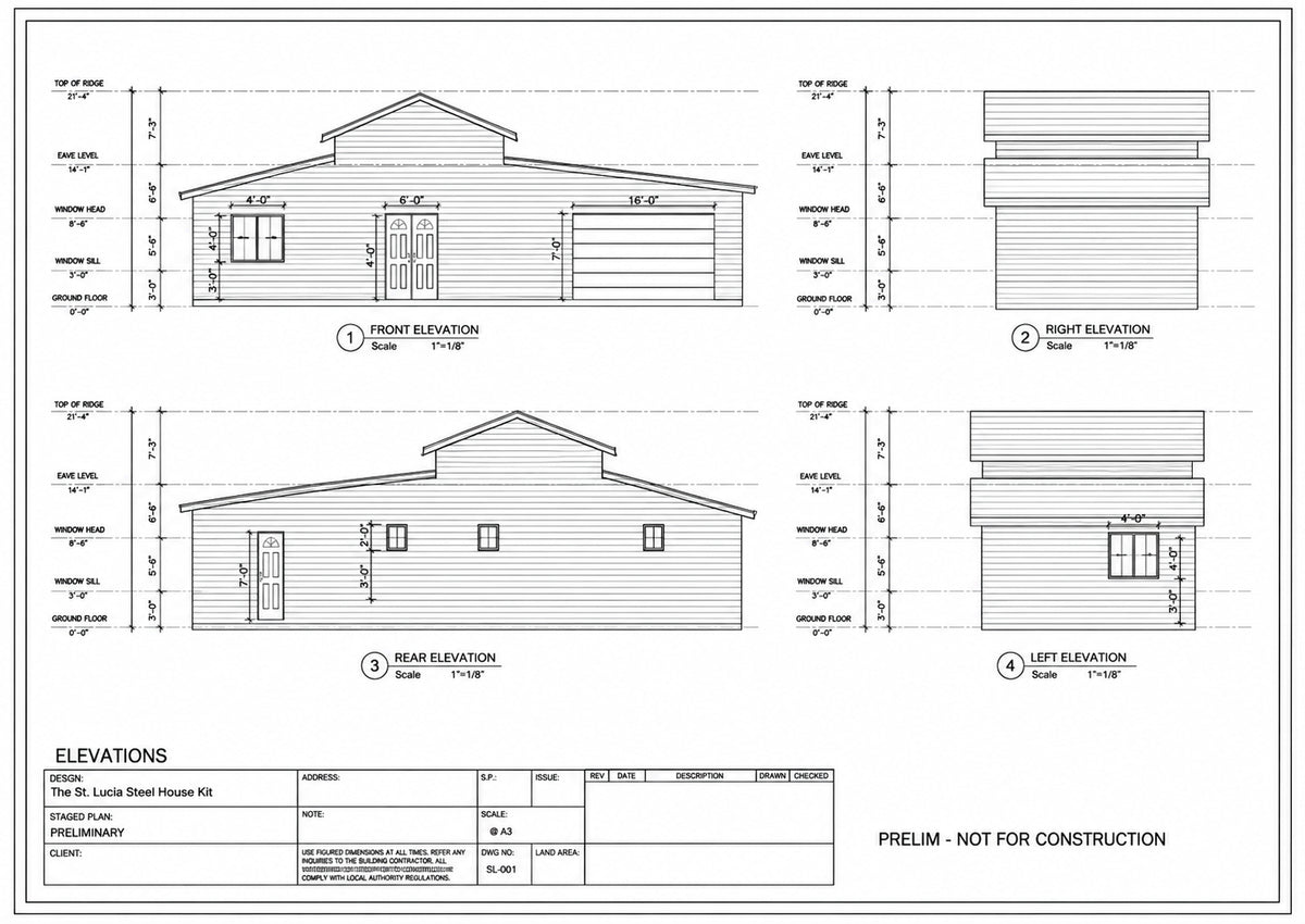 The St. Lucia Steel House Kit