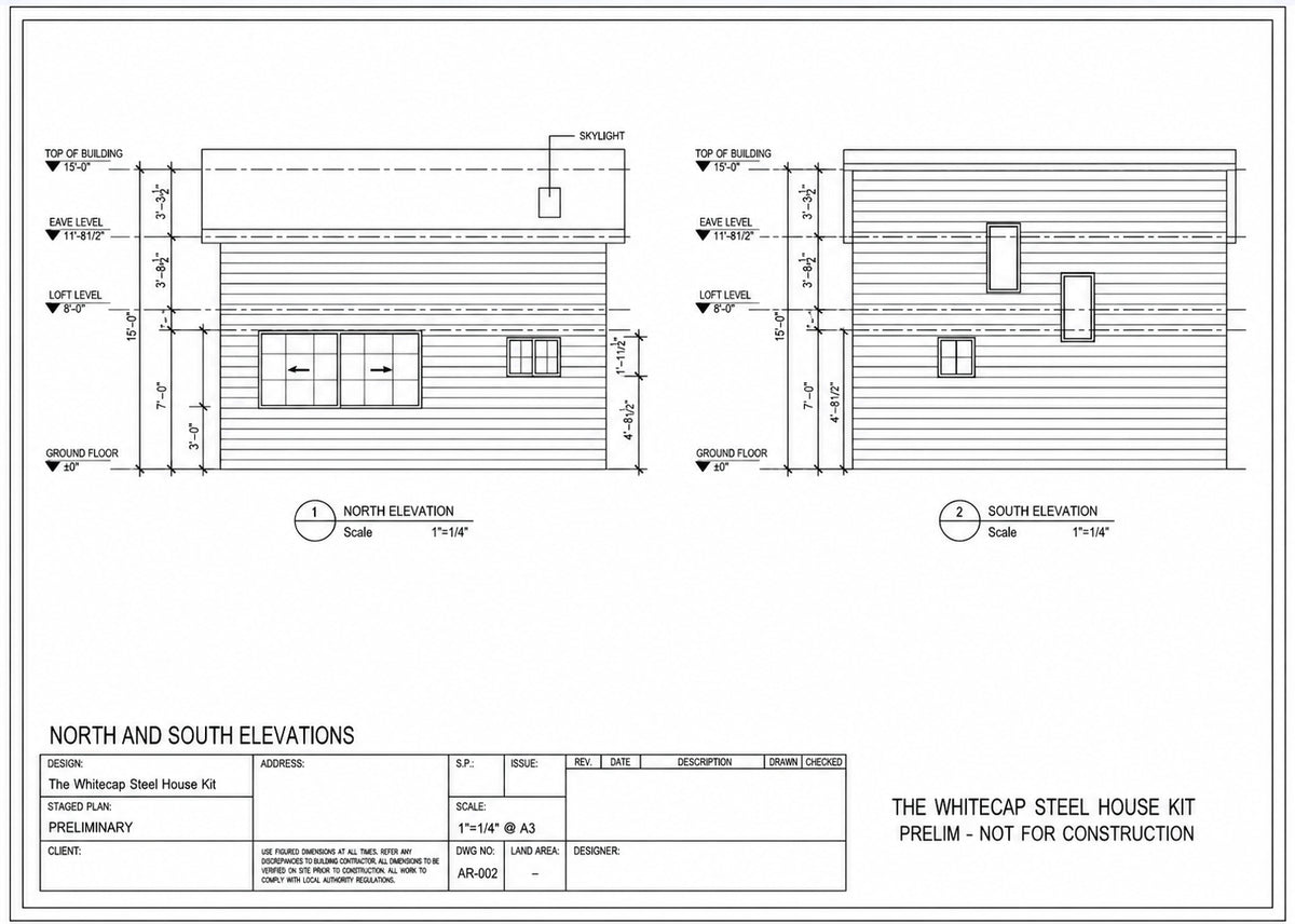 The Whitecap Steel House Kit