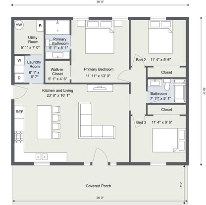 The Timber Creek Barndominium Kit