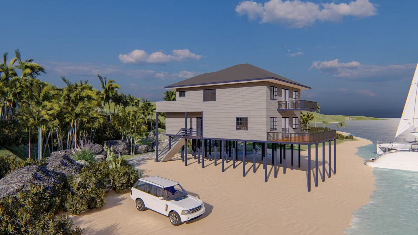 The Ocean Port Steel House Kit