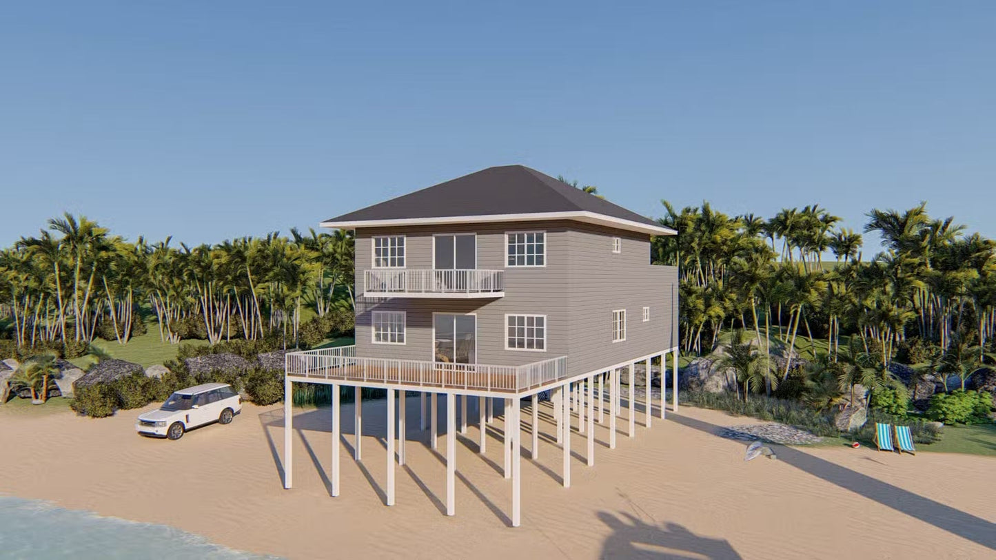 The Ocean Port Steel House Kit