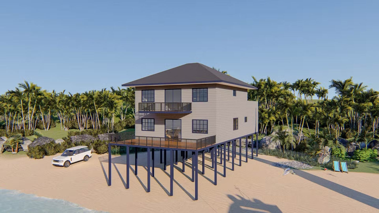 The Ocean Port Steel House Kit