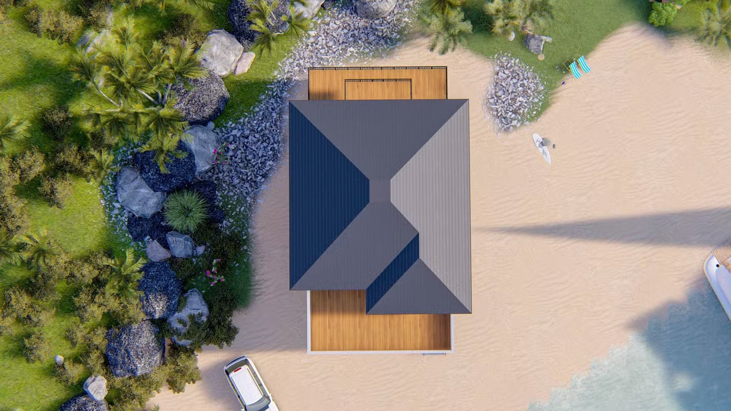 The Ocean Port Steel House Kit