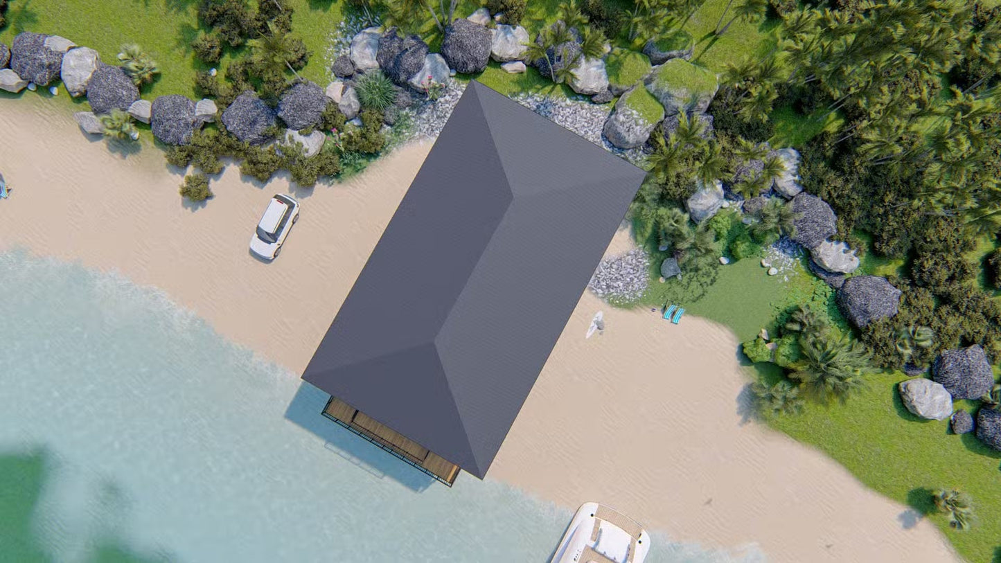The Blue Wave Steel House Kit