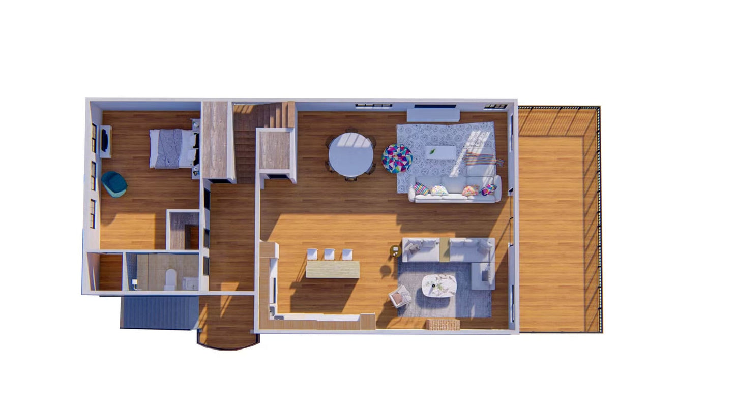The Blue Wave Steel House Kit